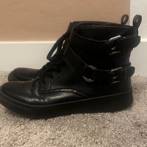 Rocket Dog Black High-Top Sneaker Boots